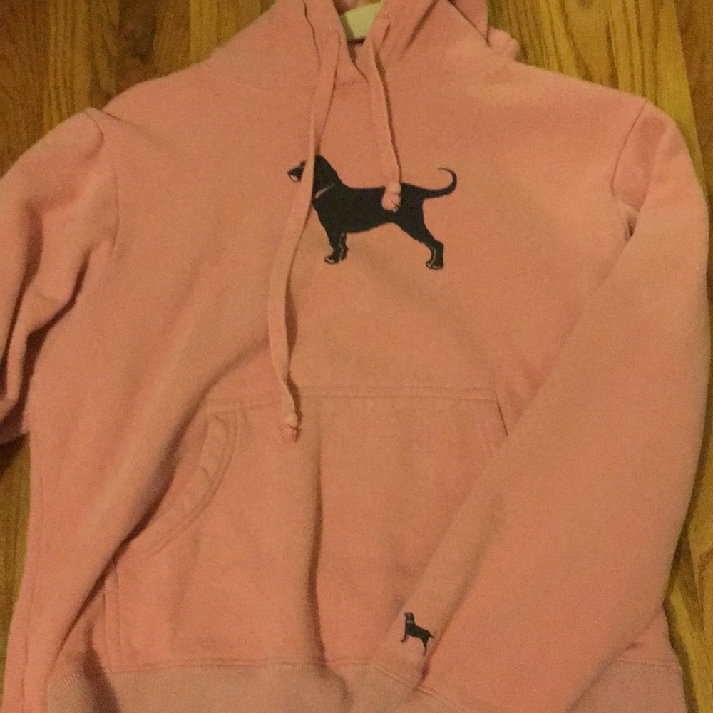 Black dog hoodie
